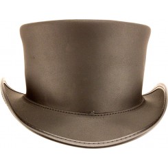 Leather hat